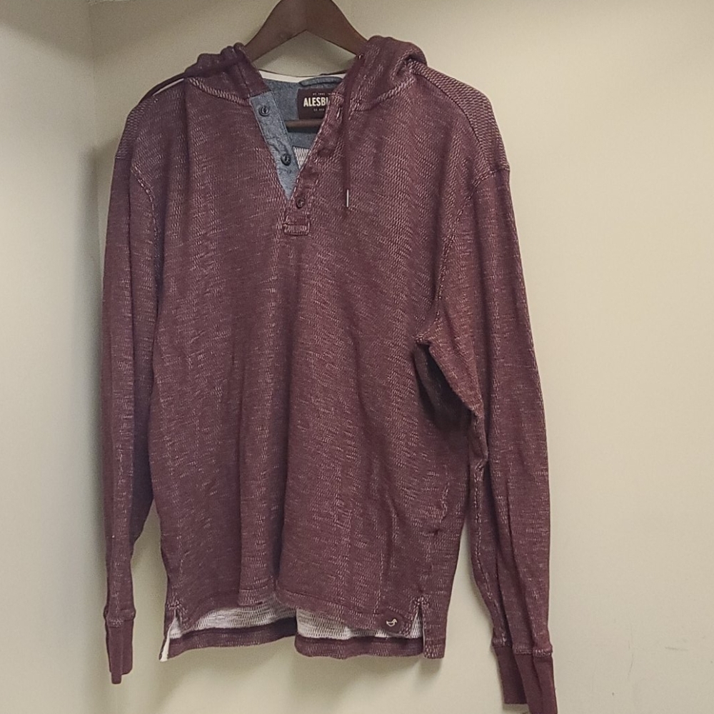 Burgundy hoody